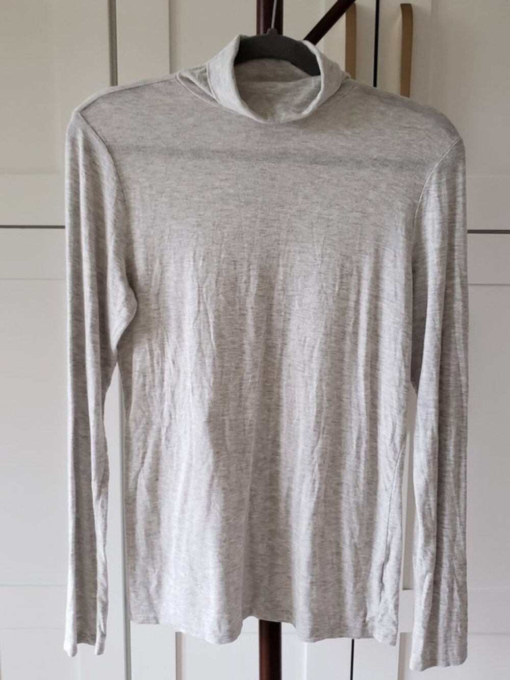 Express Light Heather Gray‎ Turtleneck Shirt